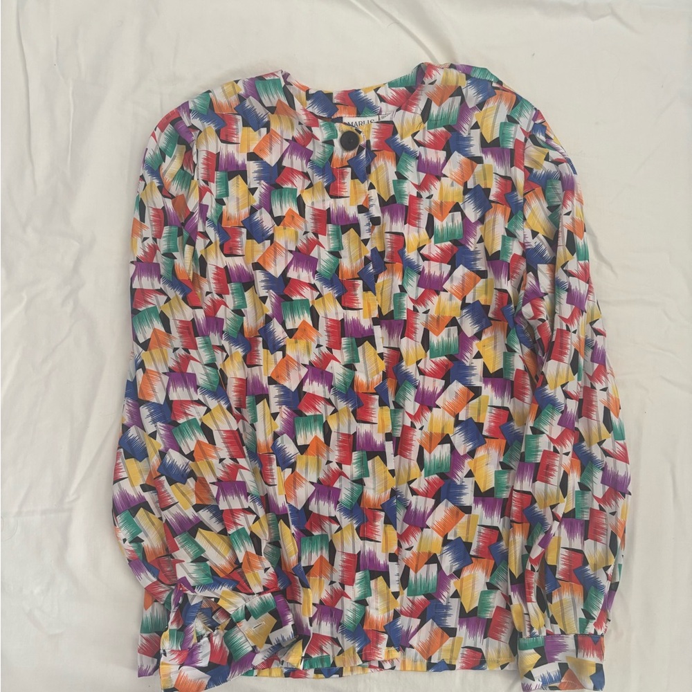 Colorful Patterned Blouse